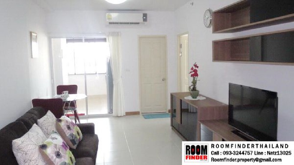 FOR RENT (Ѻ) Supalai Park Asoke-Ratchada / 2 beds 1 bath / 64 Sqm. Fully Furnishe