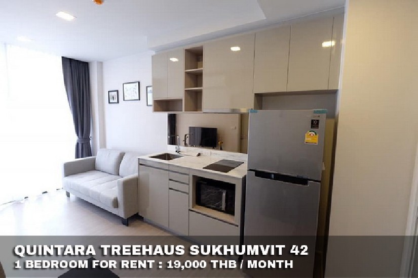 () FOR RENT QUINTARA TREEHAUS SUKHUMVIT 42 / 1 bedroom / 30 Sqm.**19,000** New Condo. 