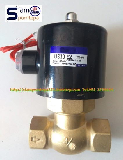 US-10-24V Solenoid valve 2/2 size 3/8 ͧͧ   ѹ Stream pressure 0-15bar 185C