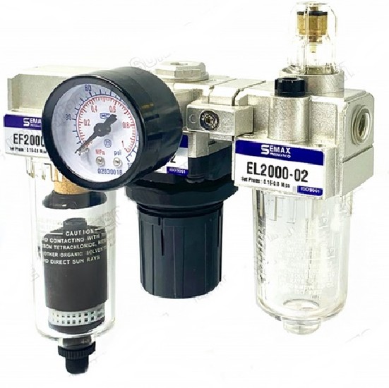 EC2000-02D Filter Regulator 3 Unit Size 1/4" Auto  Pressure 0-10bar(kg/cm2) 150psi