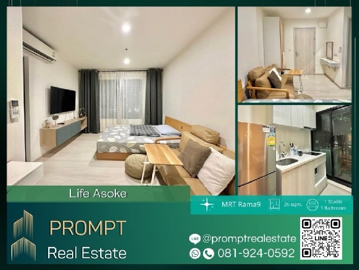 KL04183 - Life Asoke - 26 sqm - MRT Rama9 - CentralRama9  - ARL Makkasan