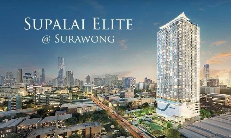  ͹ Supalai Elite Surawong  98.74 . 2 beds 2 baths 1 living 1 kitchen 2 balconies 1 fi