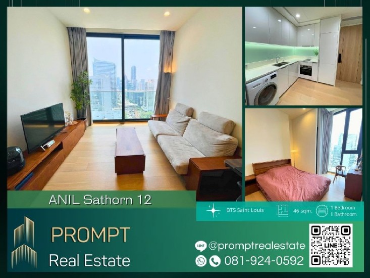 AB05370 - ANIL Sathorn 12 - 46 sqm - BTS Saint Louis- Si Rat Expressway- Villa Market Silom