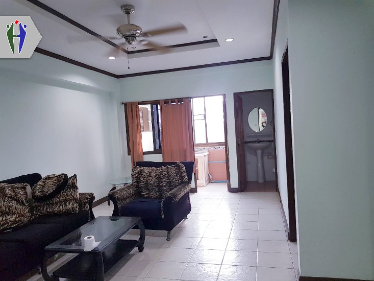 Condo for rent, Nakluae Pattaya, Big room, 2 Bed with 52 sqm.