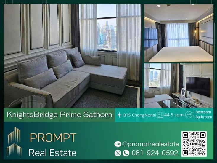 KL04296 - KnightsBridge Prime Sathorn - 44.5 sqm - BTS ChongNonsi- Rajamangala Universityof Tec