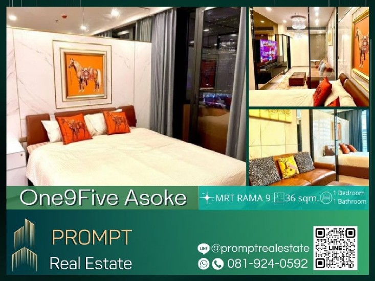 OP01544 - One9Five Asoke - Rama 9 - 36 sqm - MRT RAMA 9 - Central Rama 9 - Fourtune