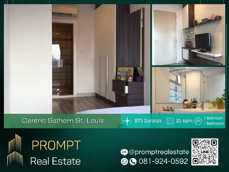 CD03331 - Centric Sathorn St. Louis - 35 sqm  - BTS Surasak- BTS Saint Louis- Saint Louis Hospi