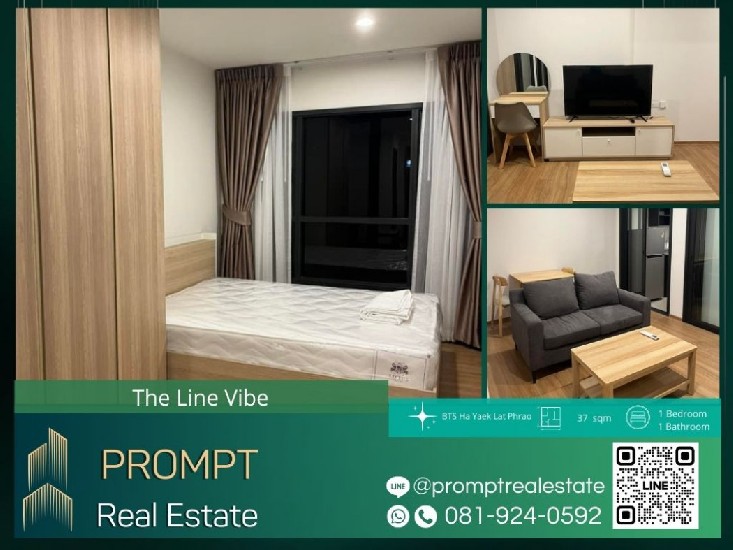 ST12537 - The Line Vibe - 37 sqm  - BTS Ha Yaek Lat Phrao - BTS Phaholyothin 24 - Central Ladpr