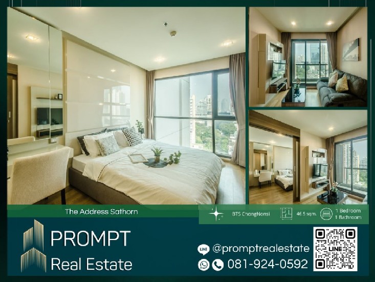 ST12559 - The Address Sathorn - BTS ChongNonsi - BTS SaintLouis - SathornSquare